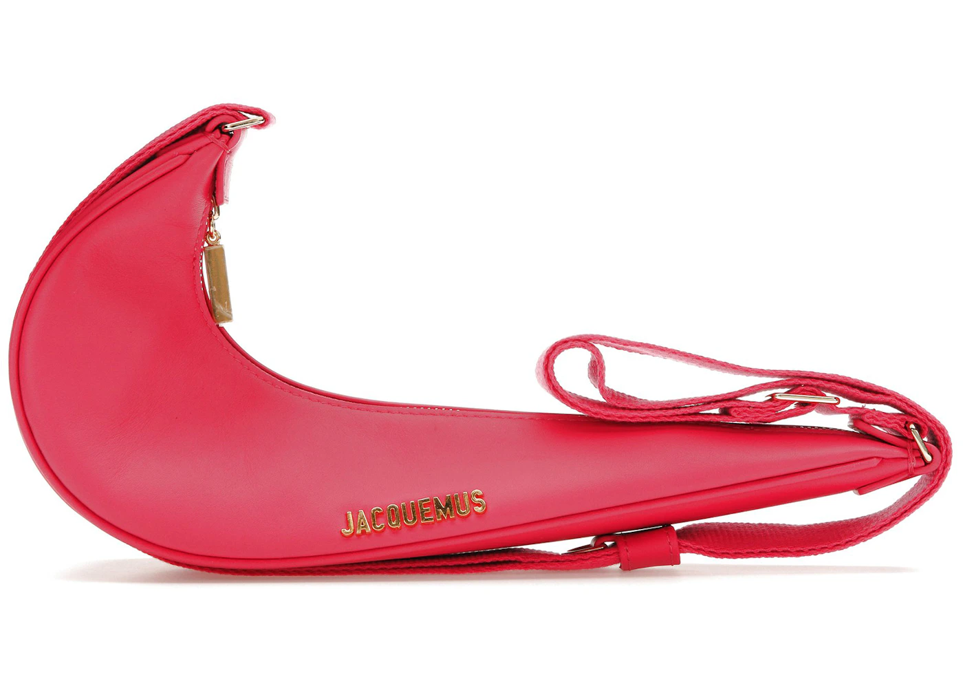 Jacquemus x Nike Le Sac Swoosh Small Dark Pink in Cowskin with