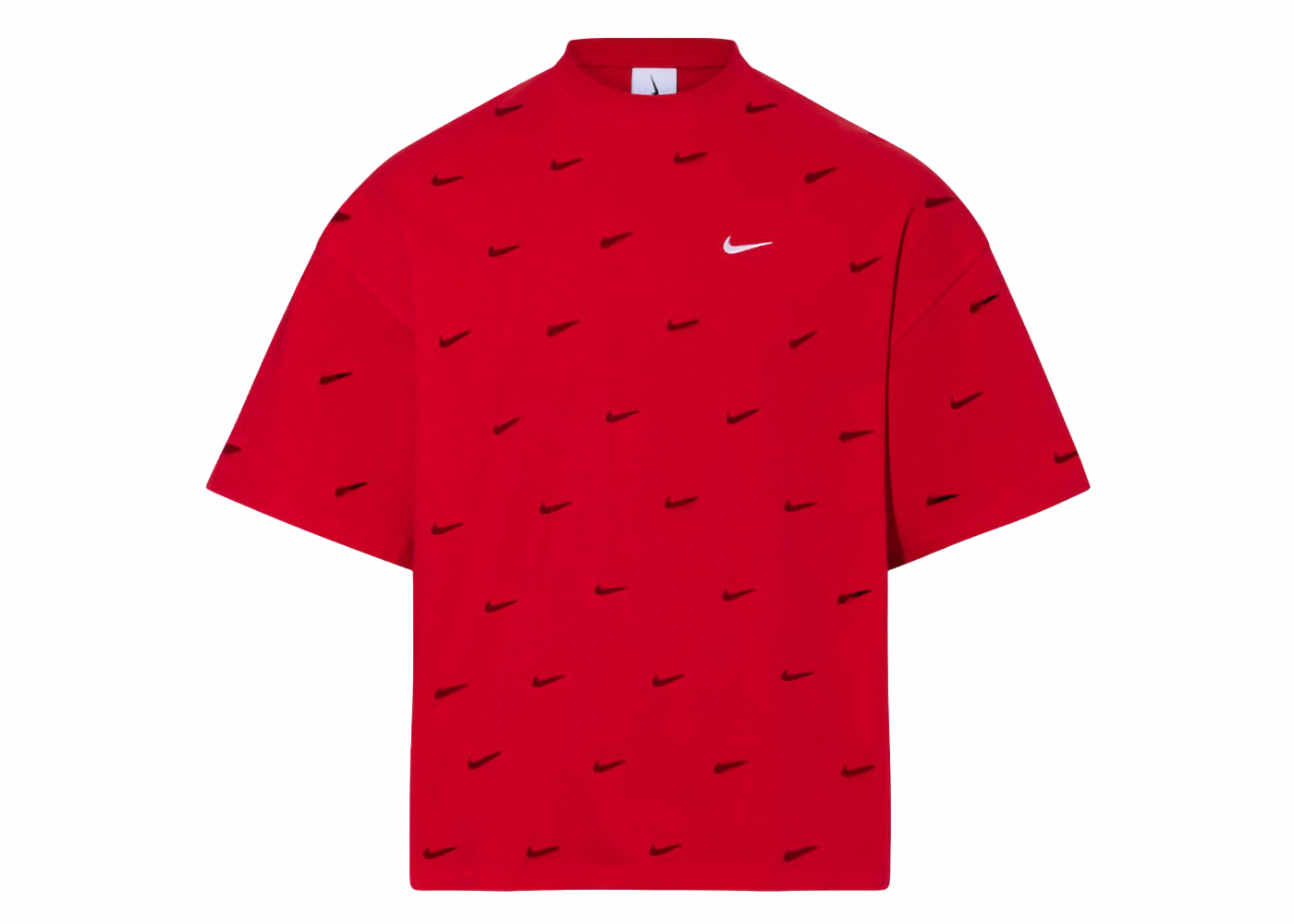 Jacquemus x Nike Le Swoosh T-shirt Dark Red