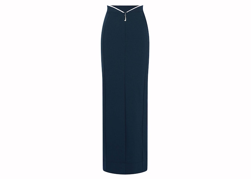 Pre-owned Jacquemus Women's  X Nike Long Skirt (asia Sizing) In Dark Navy Blue