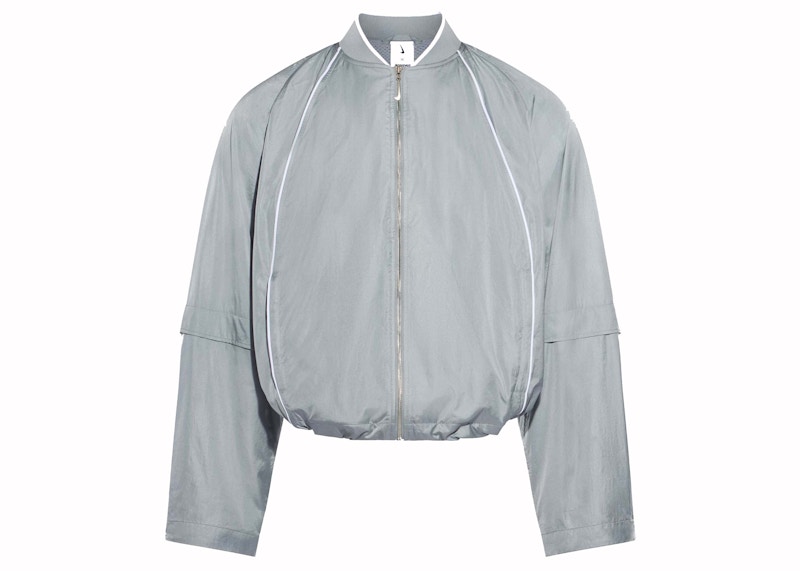 Pre-owned Jacquemus Women's  X Nike Track Jacket (asia Sizing) In Silver