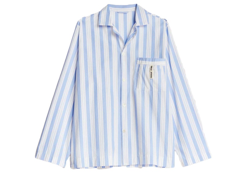 Jacquemus x Tekla La Chemise (Pocket Tag) Blue White Stripe - FW22 