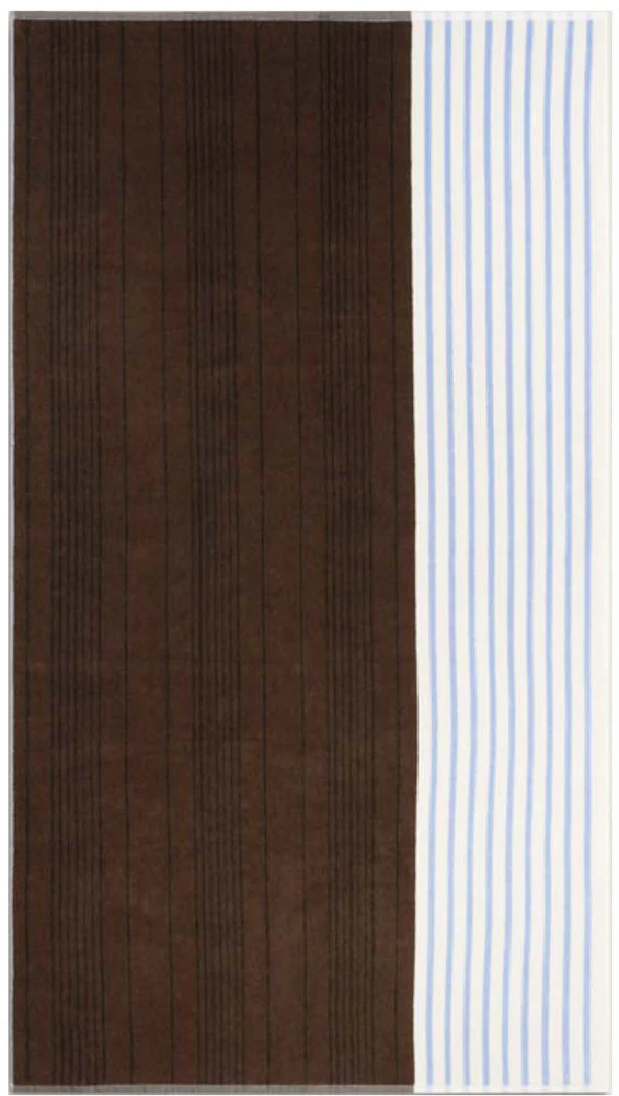 Jacquemus x Tekla La Taie d'oreiller (65x65) Airy Blue Stripe