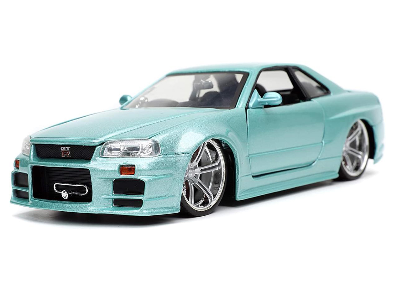 Jada Toys Hello Kitty 2002 Nissan Skyline GT-R (BNR34) 1/24 Scale 