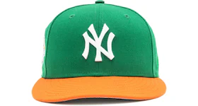 Jae Tips x Hat Club Yankee 5950 Subway Series On Field Fitted Hat Green/Orange