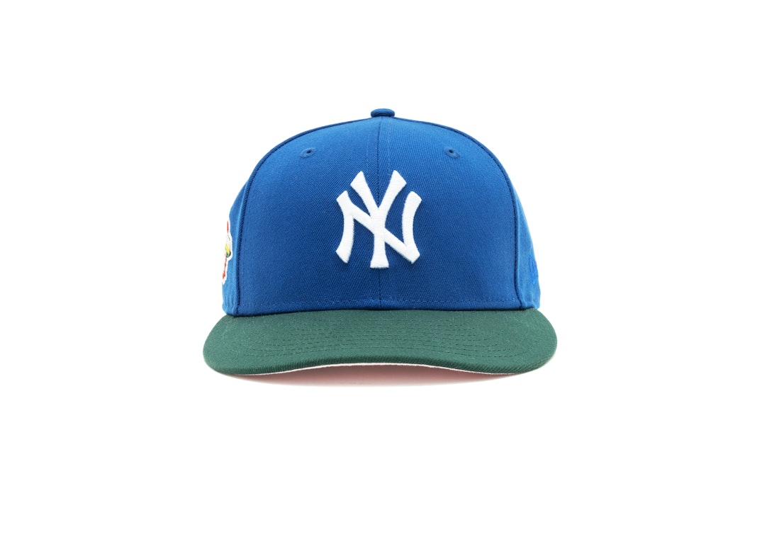Pre-owned Jae Tips X Hat Club Yankee 5950 Subway Series On Field Fitted Hat Royal/green