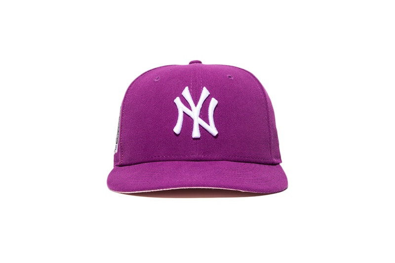 purple brim fitted