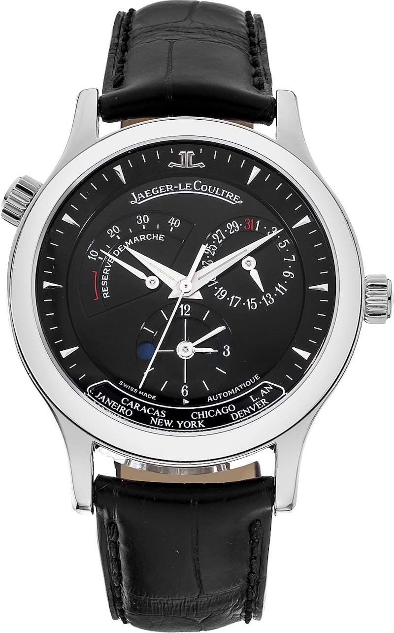 Jaeger LeCoultre Master Geographic 142.840.927SB 38mm in Stainless