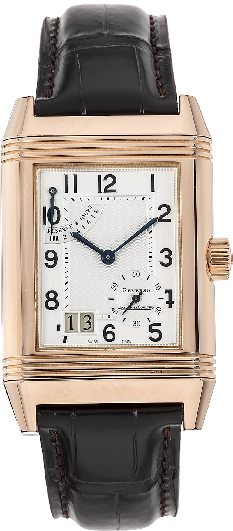 Jaeger LeCoultre Reverso Grande Date Manual Q3002401 29mm in Rose