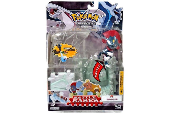 Jakks Pacific Pokemon Battle Bases Series 1 Weavile Figure