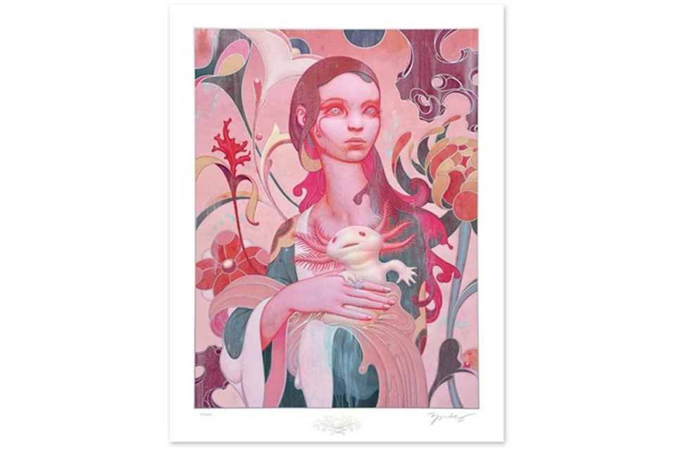 James Jean Lady With An Axolotl Print (Signed, Edition of 747)