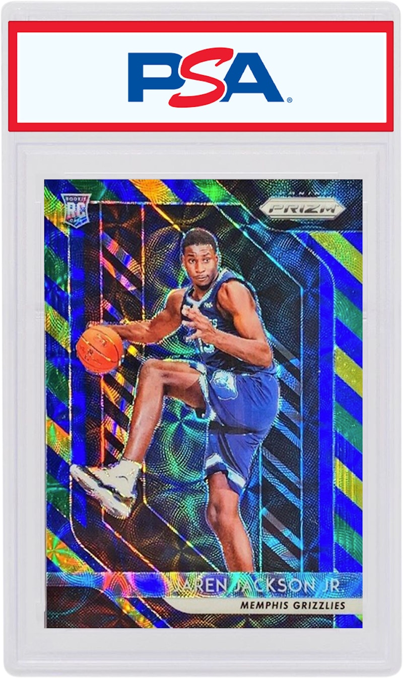 Jaren Jackson Jr. 2018 Panini Prizm Rookie Choice Blue/Yellow