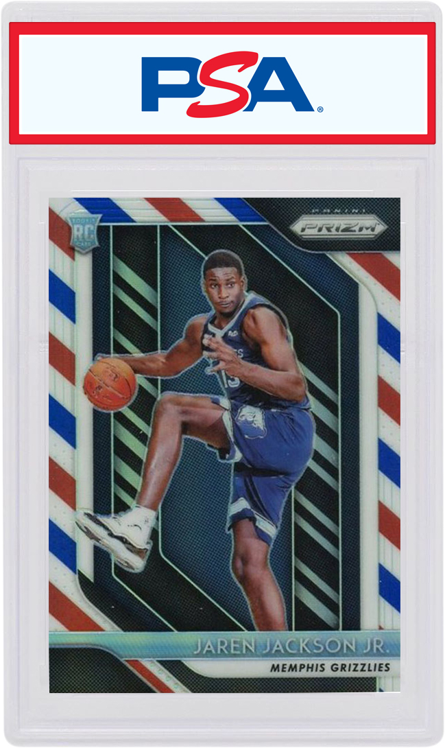 Jaren Jackson Jr. 2018 Panini Prizm Rookie Red/White/Blue #66