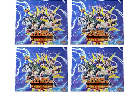 Jasco UniVersus My Hero Academia CCG 1st Edition Booster Box 4x Lot - GB Jasco UniVersus My Hero Academia CCG 1st Edition Booster Box 4x Lot - GB