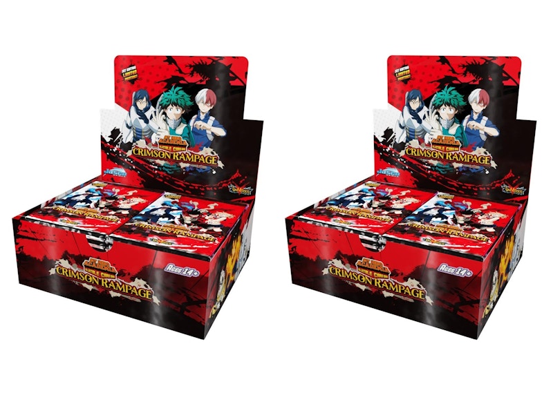 Jasco UniVersus My Hero Academia CCG Crimson Rampage 1st Edition
