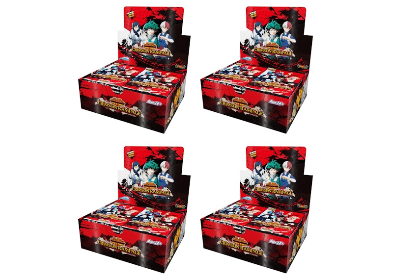 crimson rampage booster box My Hero Academia Collectible Card Game Set 2: Crimson Rampage Booster  Display main image 0