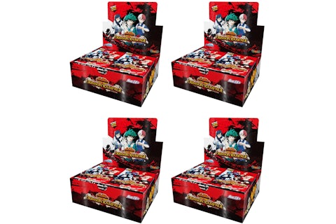 Jasco UniVersus My Hero Academia CCG Crimson Rampage 1 Edicin Booster Box 4x Lote - US Jasco UniVersus My Hero Academia CCG Crimson Rampage 1 Edicin Booster Box 4x Lote - US