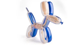 Jason Freeny 4D Master Funny Anatomy Balloon Dog Figure Metallic Blue