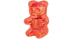 Jason Freeny 4D Master Funny Anatomy Gummy Bear Figure Clear Red