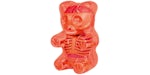 Jason Freeny 4D Master Funny Anatomy Figura de osito de goma Clear Rojo