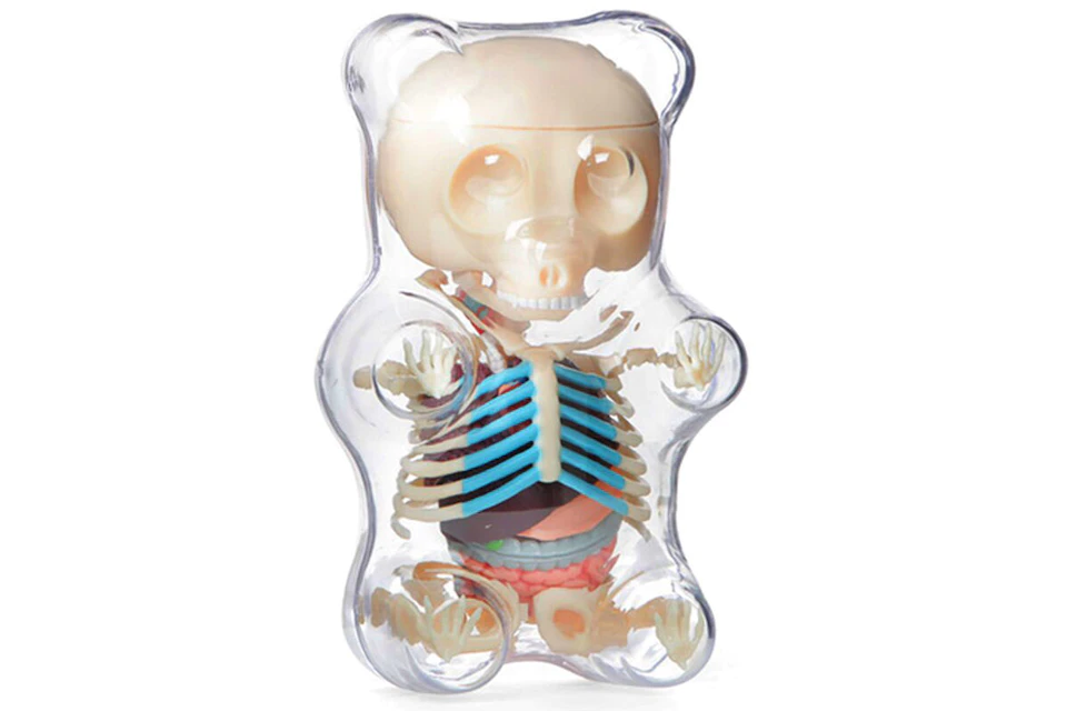 Jason Freeny 4D Master Funny Anatomy Gummy Bear Figure Clear - US