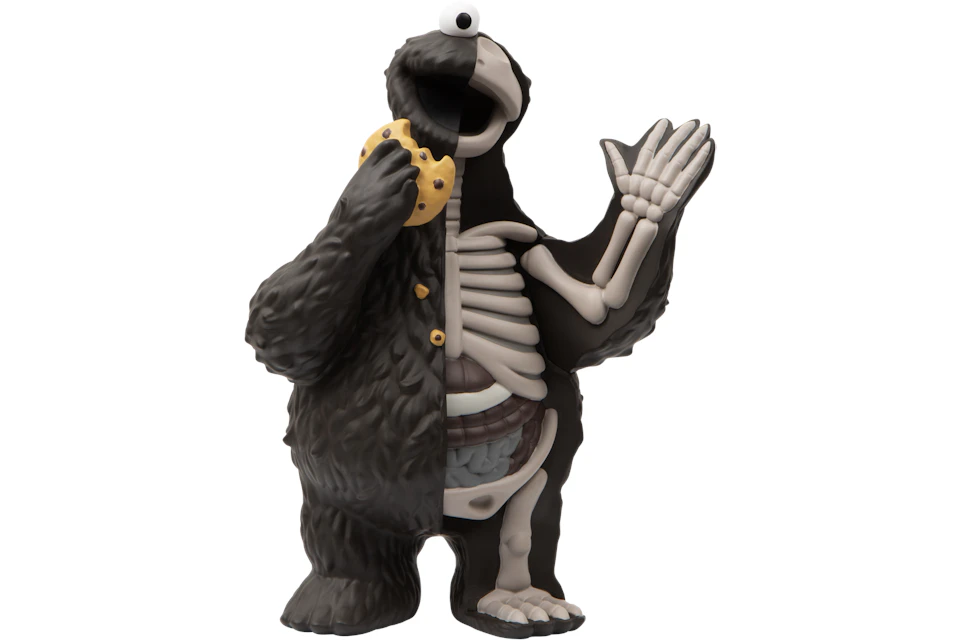 Jason Freeny Mighty Jaxx XXRay Plus Cookie Monster Figure Mono
