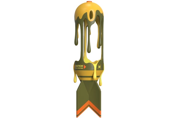 Jason Freeny x Mighty Jaxx Melting Missile (OG) Figure