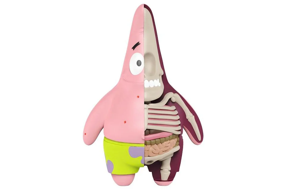 Jason Freeny x Nickelodeon Spongebob Hidden Dissectibles Patrick Figure Multi