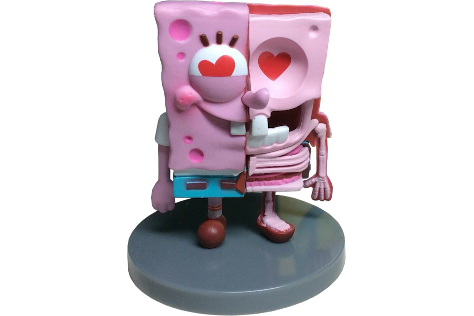 Jason Freeny x Nickelodeon Spongebob Hidden Dissectibles Spongebob Chase Figure Pink
