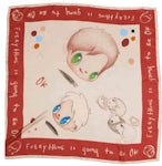 Javier Calleja x Dio Horia Everything Is Going To Be OK Scarf