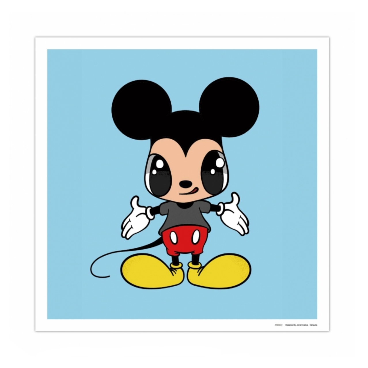 Javier Calleja x Disney Mickey Mouse Poster Blue - FW21 - US