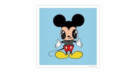 Javier Calleja x Disney Mickey Mouse Poster Blue