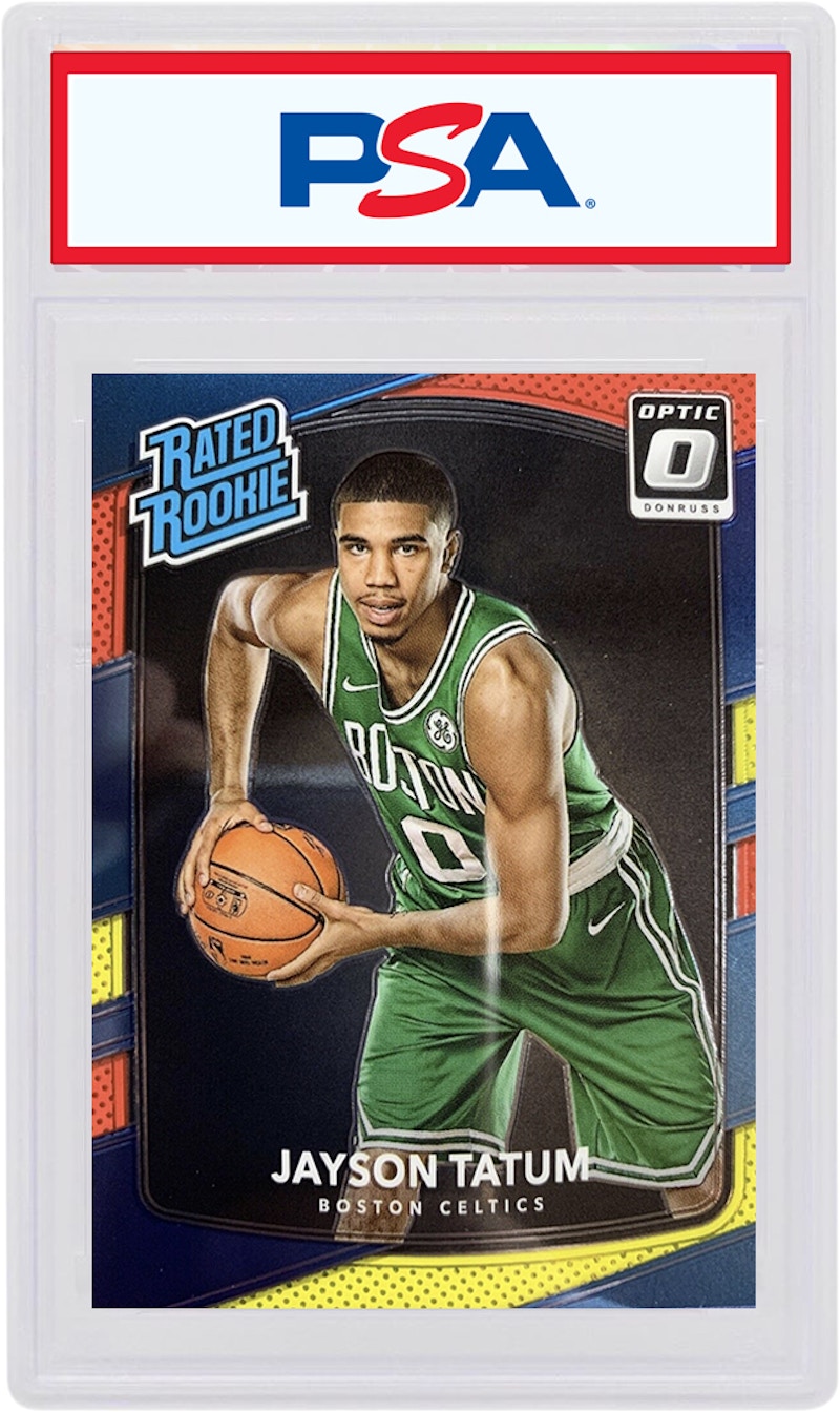 Jayson Tatum 2017 Donruss Optic Rookie Red/Yellow #198 - 2017 - US