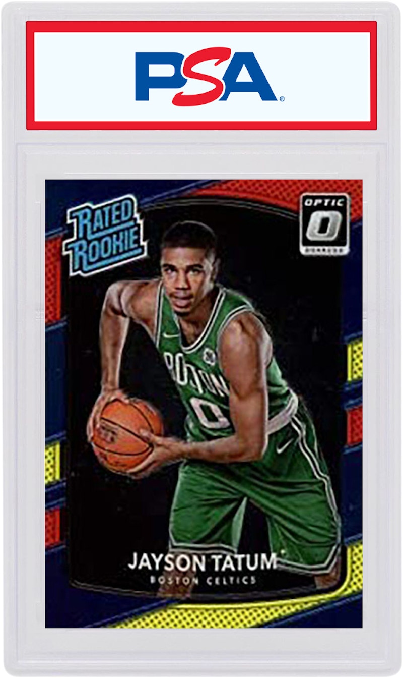 Jayson Tatum 2017 Donruss Optic Rookie Red/Yellow #198 - 2017 - US