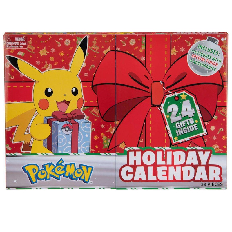 Jazwares Pokemon 2021 Holiday 16 Battle Figures with Special