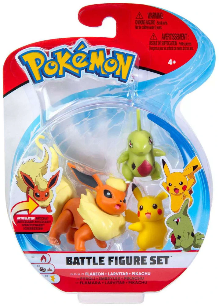 Pokémon Figurine Jouet - 8 Pack - Figurine de combat - Pikachu/Lucari