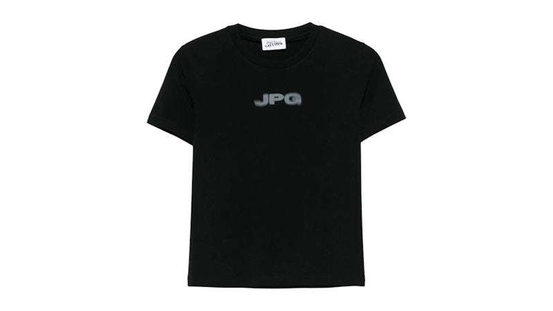 Jean Paul Gaultier Women's Printed Jpg Tee Shirt Black - FW25 - US