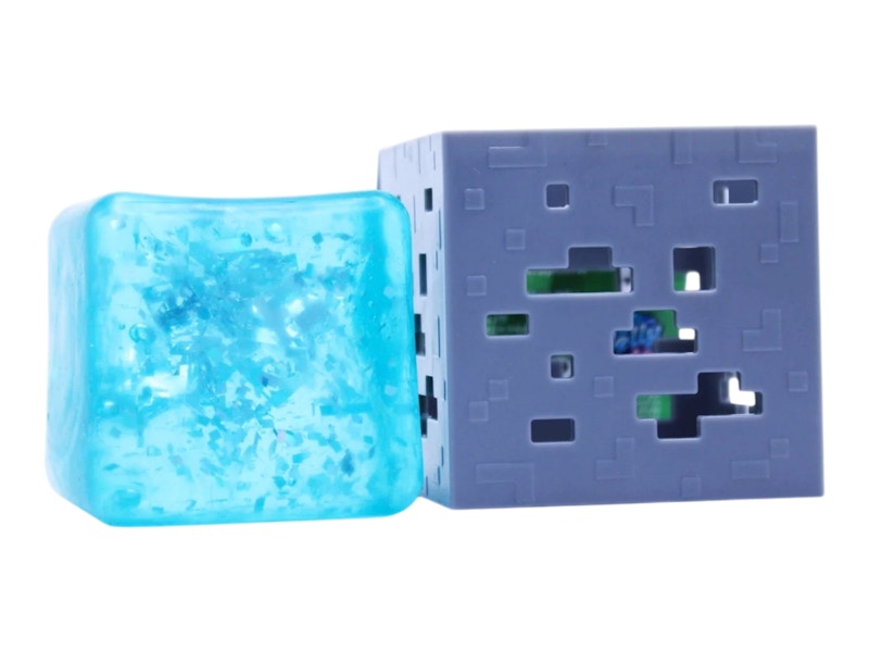 Jelly Cubes Minecraft Jelly Cube Fidget Toy Light Blue
