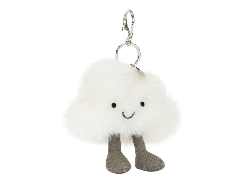 Pre-owned Jellycat Amuseables Cloud Bag Charm A4clobc In Multi