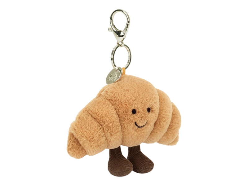 Pre-owned Jellycat Amuseables Croissant Bag Charm A4crobc