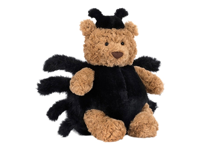  Bartholomew Bear Spiderくま くも 黒 Jellycat Bartholomew Bear 'Spider' Plush - JP