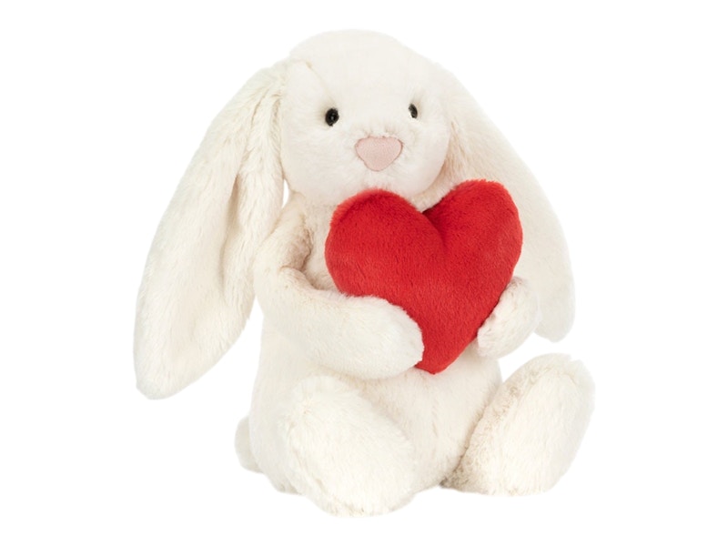 Bashful Red Love Heart Bunny ラブハートバニー S Plush Bashful Red Love Heart Bunny - JP