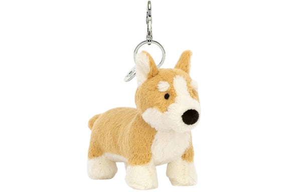 Jellycat Betty Corgi Bolso Charm Miel