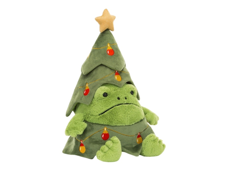 Jellycat Weihnachtsbaum Ricky Rain Frog aus Plüsch