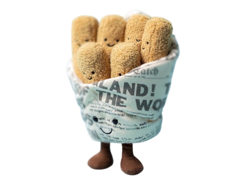  COSY CHIPS フレンチフライ　ポテトチップスぬいぐるみ Jellycat Cosy Chips Plush - US
