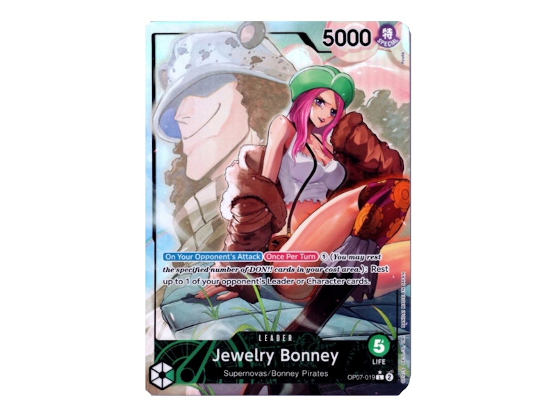 Jewelry Bonney Bandai One Piece Card Game Alt Art Leader Ungraded - US