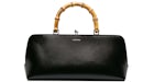 Jil Sander Goji Small Bamboo Top Handle Bag Black
