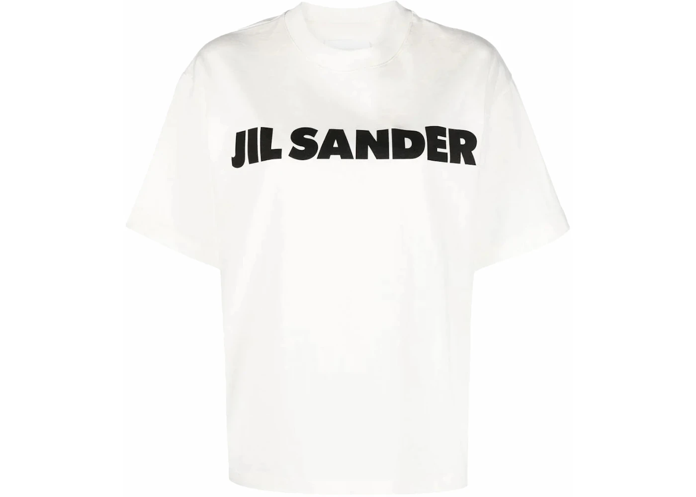 Jil Sander Women's Logo Printed T-Shirt Porcelain - SS23 - US