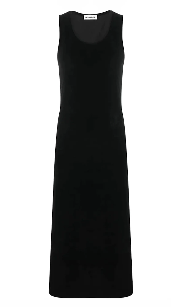 Jil Sander Women's Maxi Tank Dress Black - SS23 - US