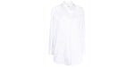 Jil Sander de mujer Relax Fit Camisa Manga Larga Blanco