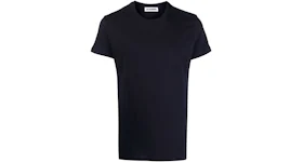 Jil Sander Round Neck Cotton T-shirt Dark Blue